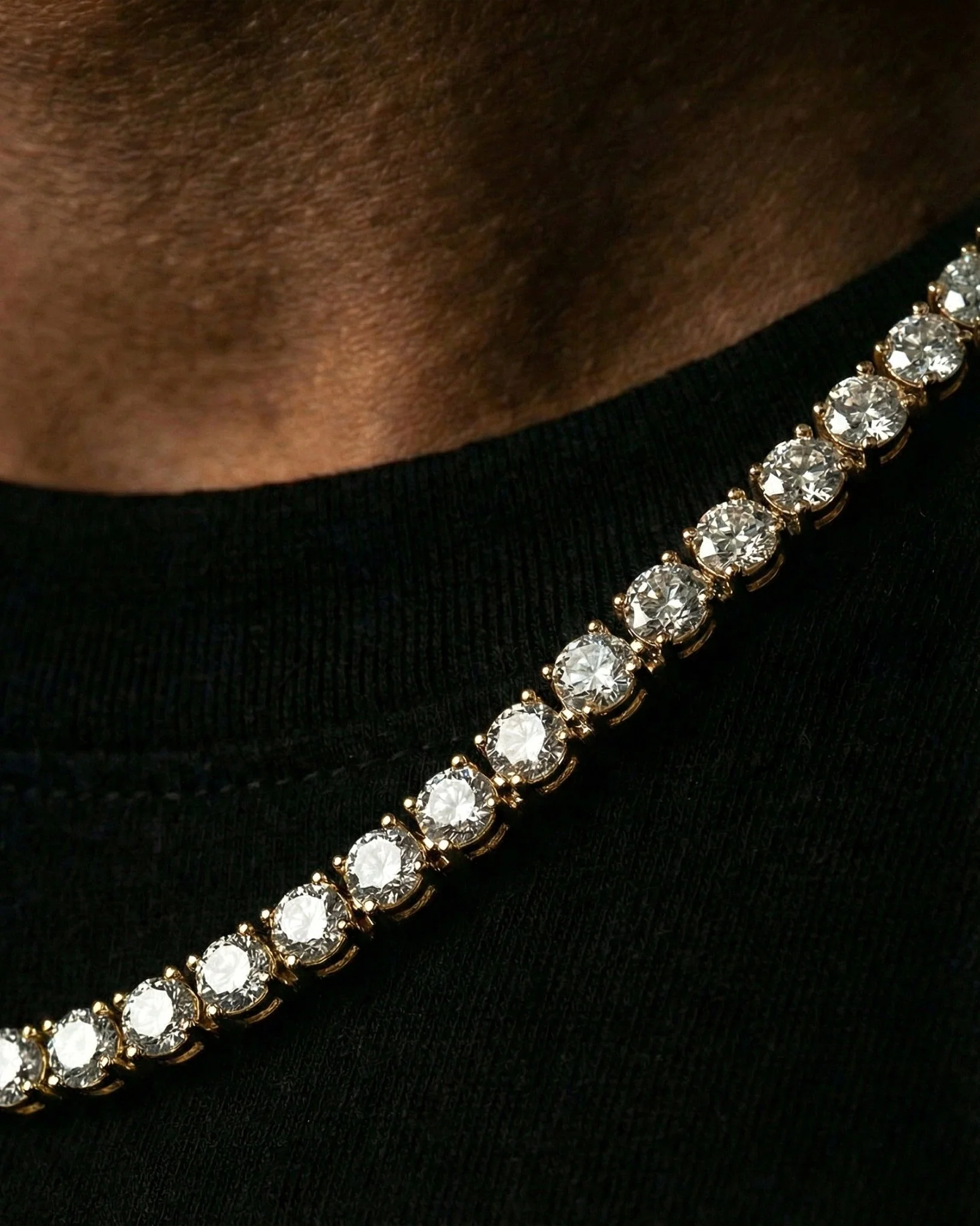 ICE BREAKER CHAIN. - 3MM GOLD - Image 3