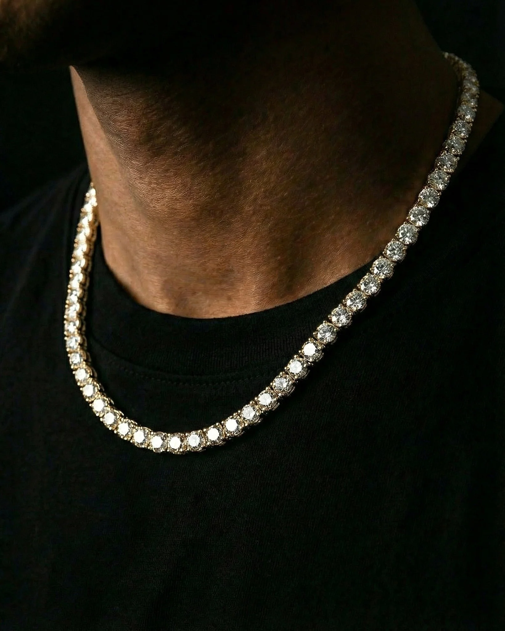 ICE BREAKER CHAIN. - 5MM GOLD - Image 4