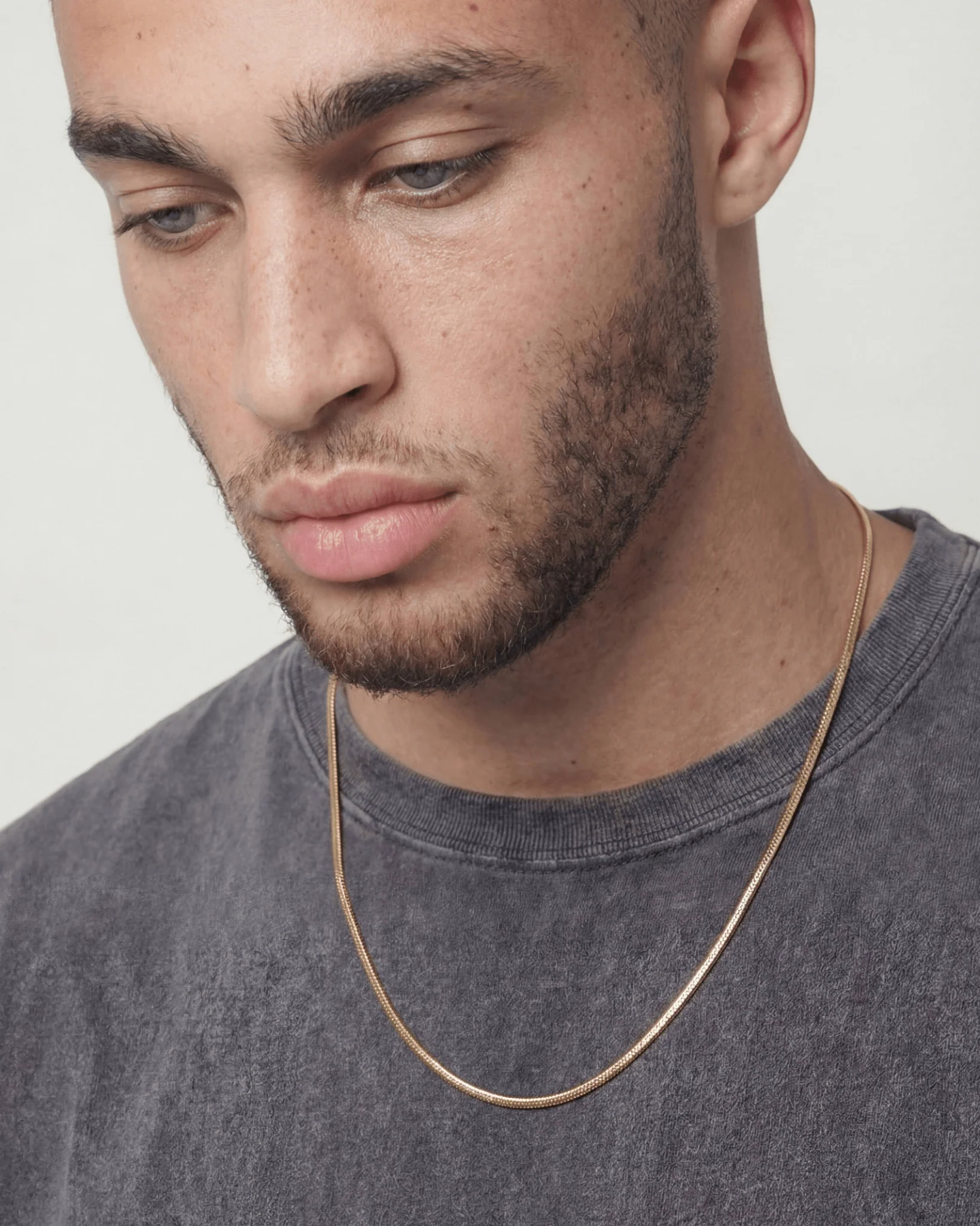 CLEAN SNAKE CHAIN. - 2MM GOLD - Image 3